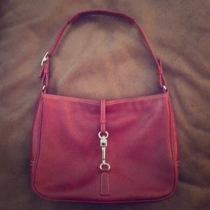 Genuine Coach Red Leather Purse
